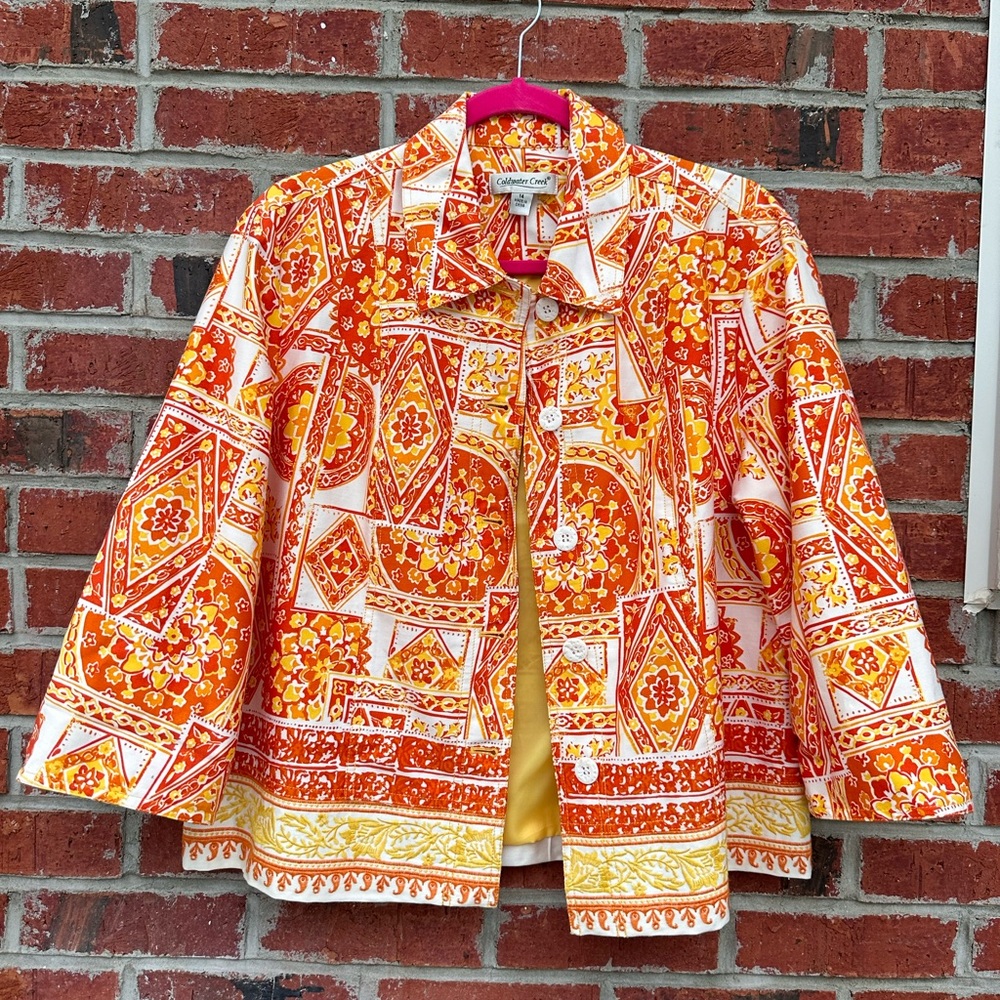 Vintage Coldwater Creek Jacket Shacket Size 14